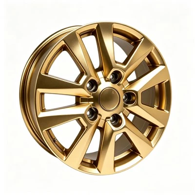 Geschmiedete 6-Speichen-Leichtmetallfelgen mit Gold-Finish